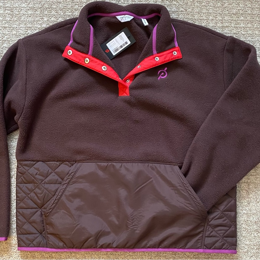 Peloton New Heights Sherpa Quilted Pullover